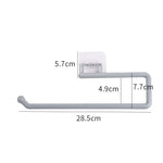 porte serviettes blanc adhésif moderne acier inoxydable fixe mural salle bain 65g