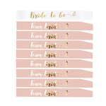 décoration mariage voile bride to be sash team bride bandeau occasion fiançailles fête valentin