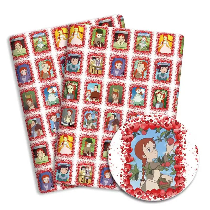 coasters imprimés dessins animés personnages floraux multicolores résistants abrasion 140x50cm