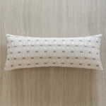 housse coussin adhésive moderne motif floral rectangle 35x90cm polyester decoration adhésif tassel opaque