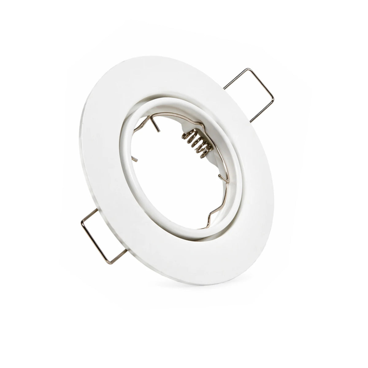 spots led modernes blancs gu10 downlights encastrables mr16 halogène 90260v métal rond