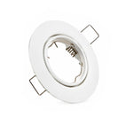 spots led modernes blancs gu10 downlights encastrables mr16 halogène 90260v métal rond