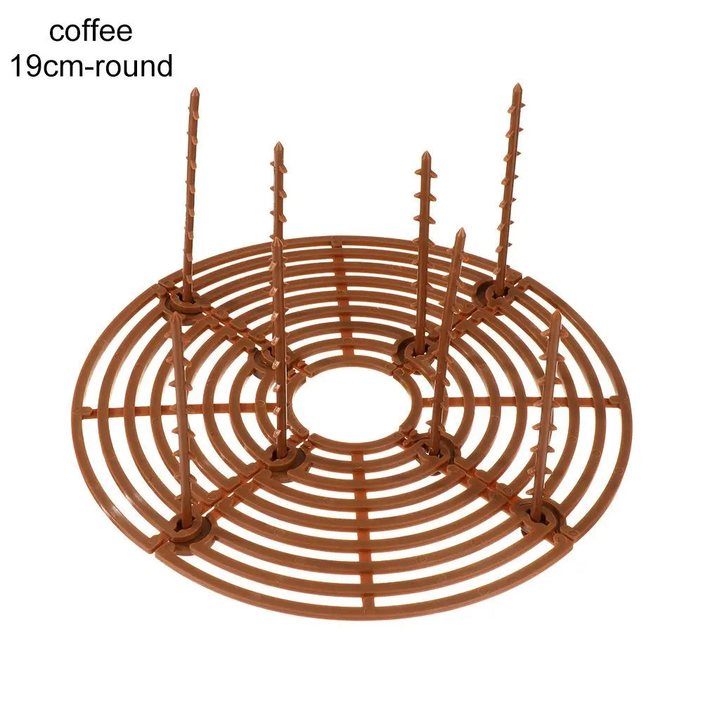 grille drainage pot fleur noir marron clair 19cm 30cm rond rectangle easy install strong
