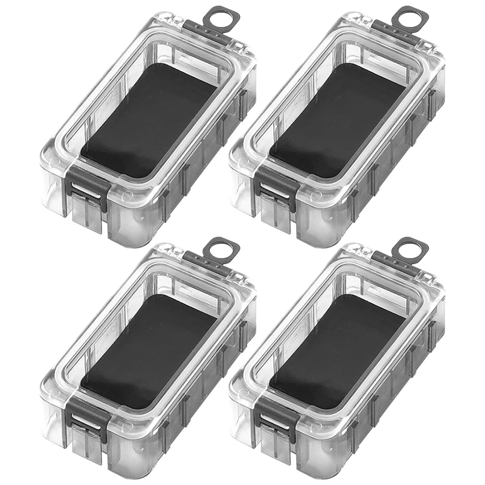boîtes pêche transparentes accessoires carpe outils hameçons leurre pratique compactes boucle verrouillage paillettes crochets