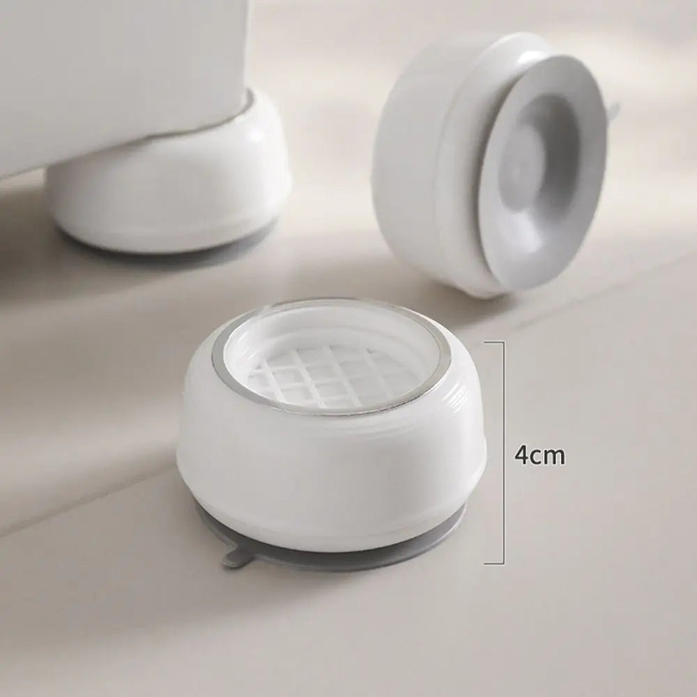supports machine laver moderne vert blanc antivibration suction rondements grilles matière plastique