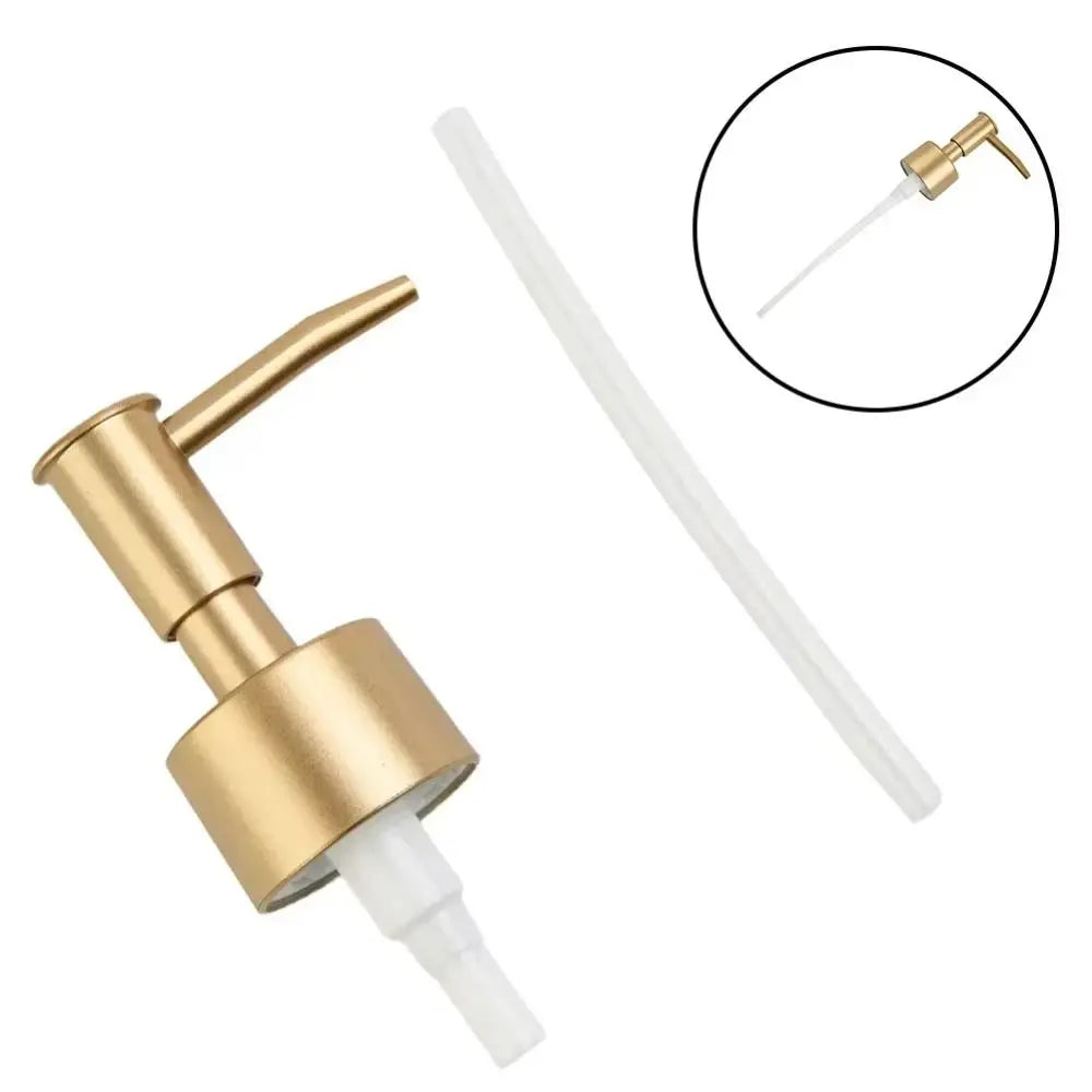 distributeur savon liquide transparent moderne minimaliste couleur dorée noire blanche bleue rose