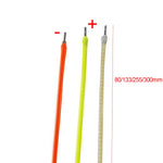ruban led flexible orange vert blanc moderne brillant 80mm 133mm 255mm 300mm clips batteries