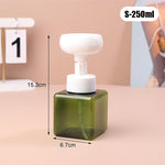 distributeur savon liquide mousse moderne blanc vert rose noir transparent