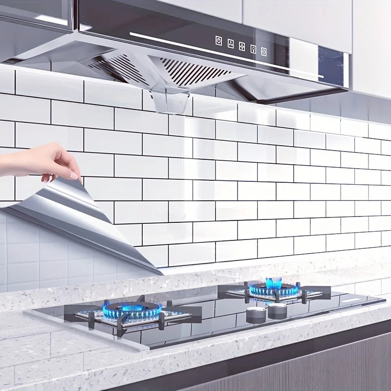panneau decoratif mural moderne adhésif rectangles horizontaux blanc 500cm 60cm