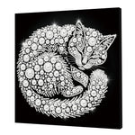 tableau décoratif brillantes motifs papillon art détaillé personnage dessins animés 25cm 25cm