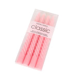 bougies spirales classiques noires violets vertes blanches roses maison mariage