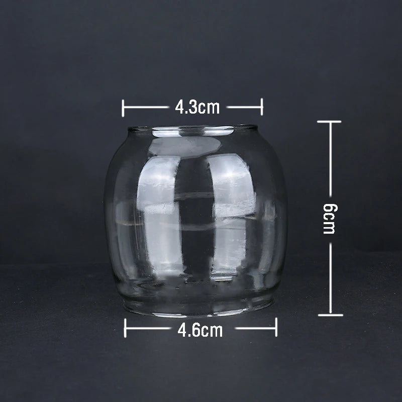 verres vin transparents moderne abat jour circulaire lisses opaques set