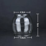 verres vin transparents moderne abat jour circulaire lisses opaques set