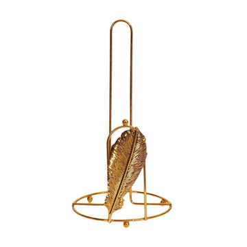 porte serviettes papier moderne élégant doré motifs floraux réutilisable sans bpa
