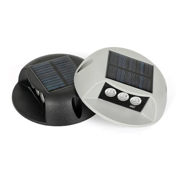 lumière solaire led gris noir adhésive extérieure moderne autoallumante ip65