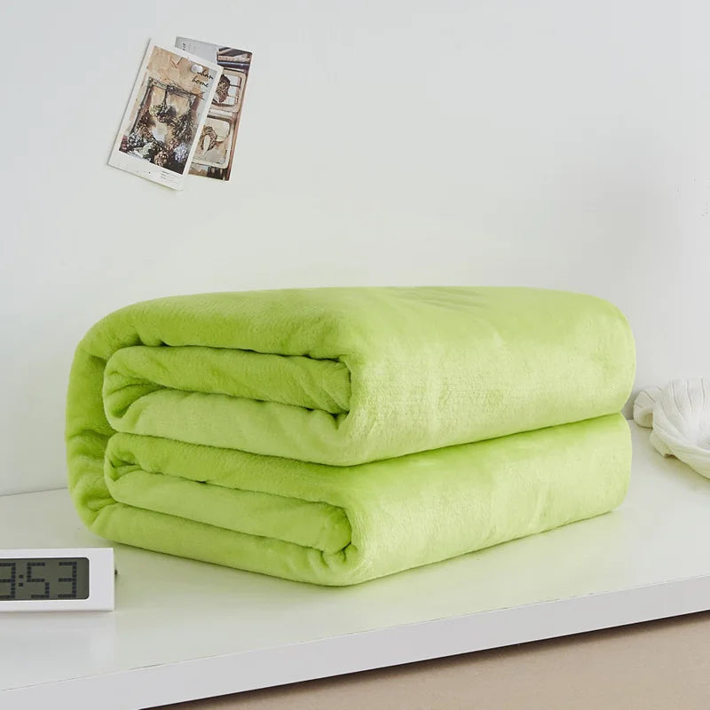 couverture velours douce canapé lit grande taille chaude moderne maison voyage