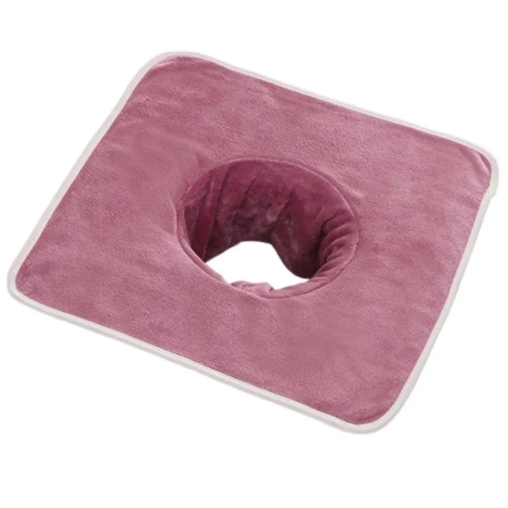 coussin massage velours doux bleu rose marron gris confortable moderne 35x35cm 40x80cm