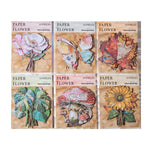 fleurs papier multicolores imprimées artisanales motifs floraux feuilles papillon 90x90mm 10pcs