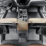tapis sol volvo xc60 2018 2025 noir rayures horizontales moderne 43x70cm