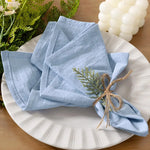 serviette table coton rose violet ruban jute décoration mariage fête rustique moderne