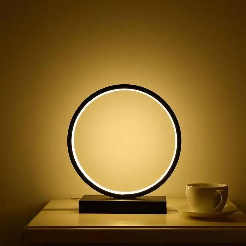 lampe sol moderne blanc circulaire relief éclairage led minimalisteTouchableSwitch cable garantie 2ans