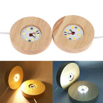 lampes led usb bois minimaliste moderne interrupteur câble blanc lumière jaune orange