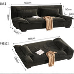 canapé convertible moderne velours beige dimensions pliables coussins