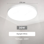 lampe led moderne blanc 220v acrylique abs surface cuisine salon chambre