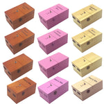 boîte bijoux bois naturel classique bouton fermeture useless box merry christmas marrie me
