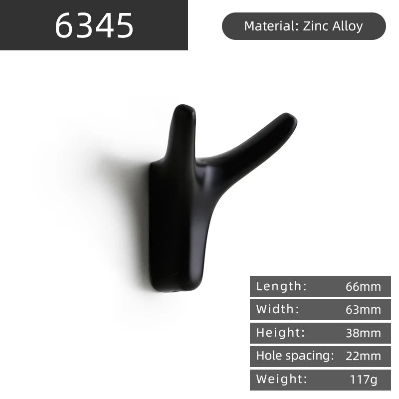 porte clés porte vêtements adhésifs or noir bronze gris moderne minimaliste