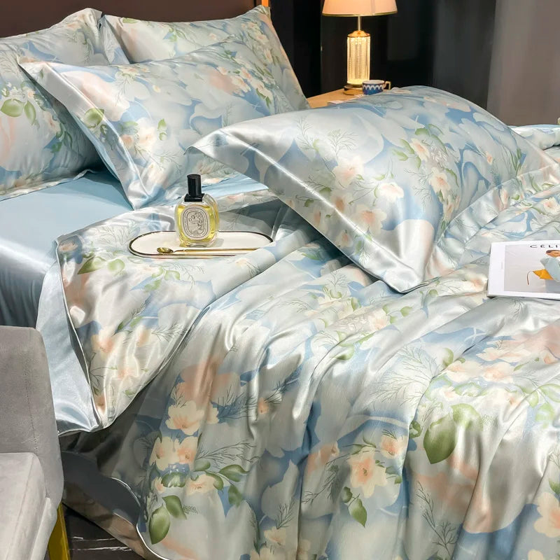 Ensemble literie complet avec housse, taies et drap-housse