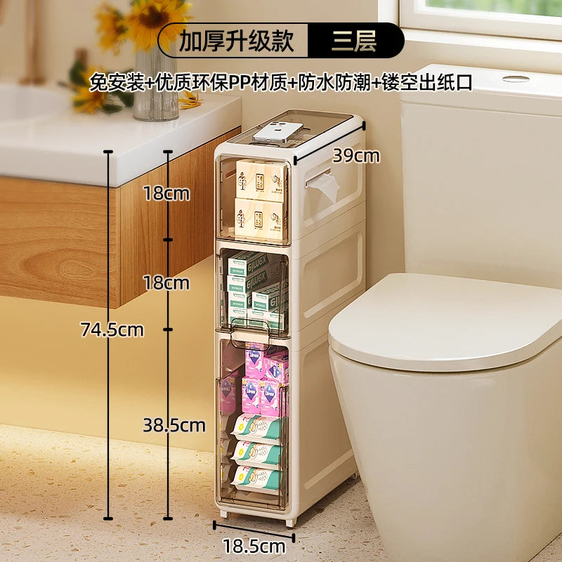 meuble rangement blanc moderne étages pieds tiroirs sans salon toilette
