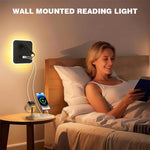 lampe murale led orientable prise usb moderne chambre cuisine entree