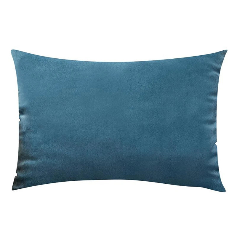 housse coussin velours décorative canapé salon moderne nordique gris vert