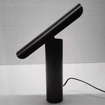 lampe table moderne cuivre blanc doré interrupteur bouton lumière led étude chambre