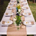 nappe rustique tissu toile beige marron clair blanc texture grossière mariage champêtre hydrangeas fleurs