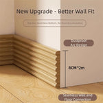plinthes auto adhésives aspect bois moderne naturel gris clair anti collision murales décoration intérieure