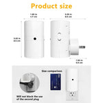 lampe mur rechargeable blanc moderne minimaliste adhésif prise usb câble charge flux lumineux variable