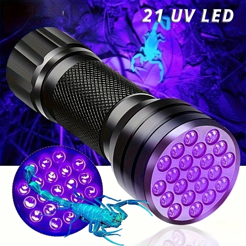 lampe torche uv noir texturée moderne cordelette détecteur urinaire animaux étancheurgence nail dryer 350