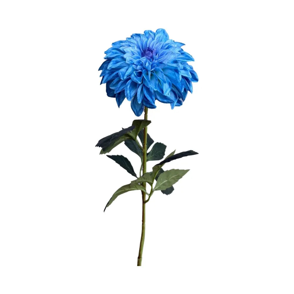 décoration intérieure moderne fleur artificielle bleue rose violet blanc rayonnante pétale opaques 70cm
