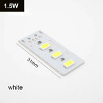 bande led blanc jaune matrice diodes modernes 31mm 75mm 150mm cible diy usb