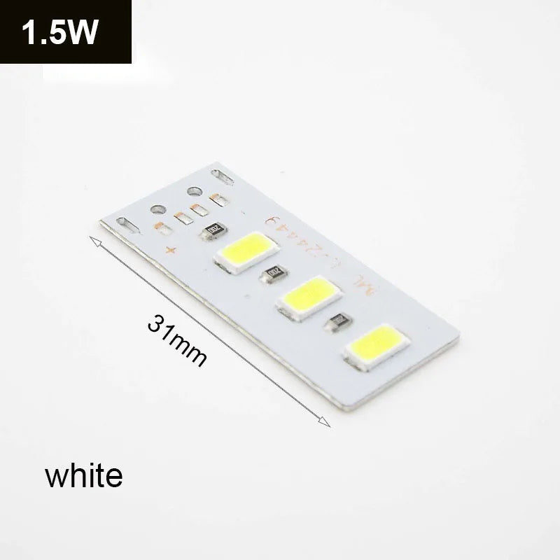 bande led blanc jaune matrice diodes modernes 31mm 75mm 150mm cible diy usb