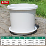 pots fleurs vert blanc gris moderne simples grille drainage plateau support