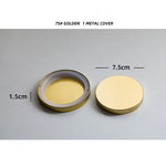 bougies parfumées blanc noir doré capsules boîtes kraft diy matériel stickers verre métal deco