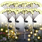 lumières solaires extérieures modernes boules rondes multicolores piquets métalliques autonomes led ip67