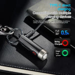 lampe torche rechargeable uv anti choc compact moderne porte cle smartphone charge rapide