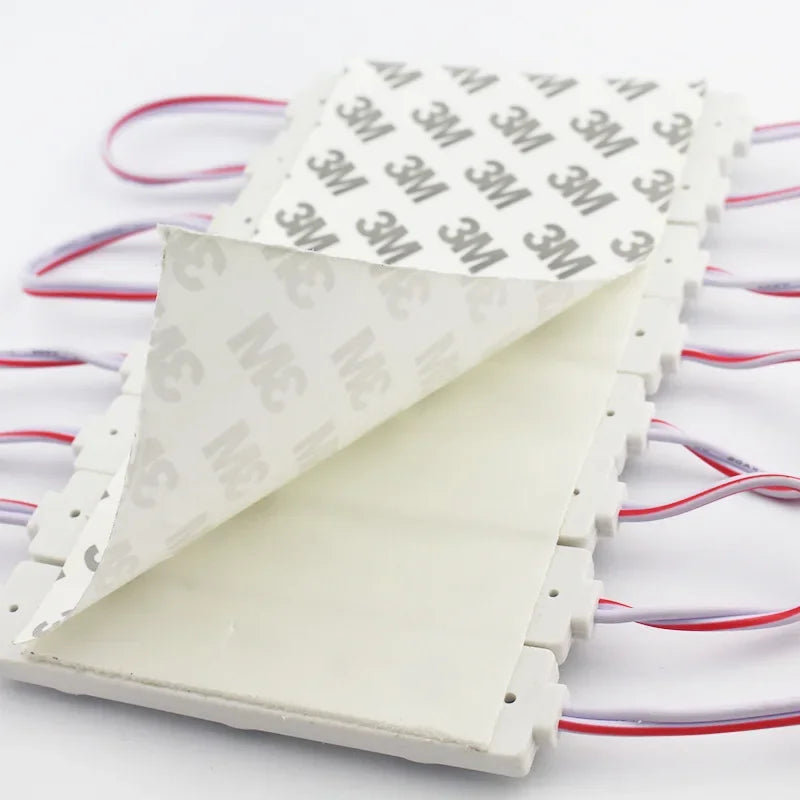 modules led blanc rouge bleu ip65 étanches adhésifs industriels 120° lumineux