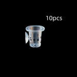 récipients aquatiques transparents ventouses plantes aquariophilie herbes fleurs billes decoratif vertical 10pcs