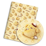 coussin kawaii personnages mignons pompompurin hello kitty my melody jaune rose bleu clair