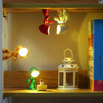 lampe table robotique rechargeable aimant led blanc jaune rouge verte fixe moderne
